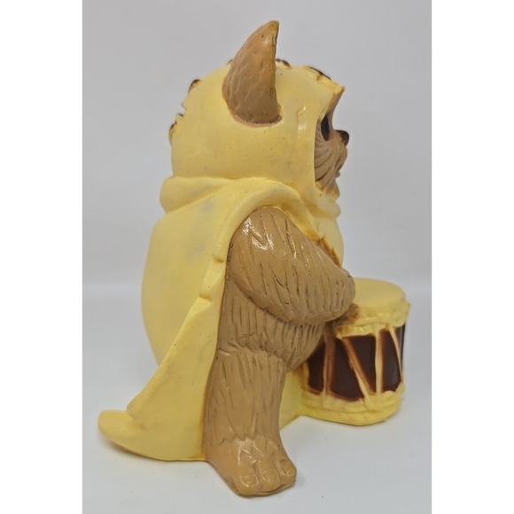 Vintage 1983 Star Wars Wicket Vinyl Piggy Bank Original Stopper Rare U112 - Picture 5 of 11